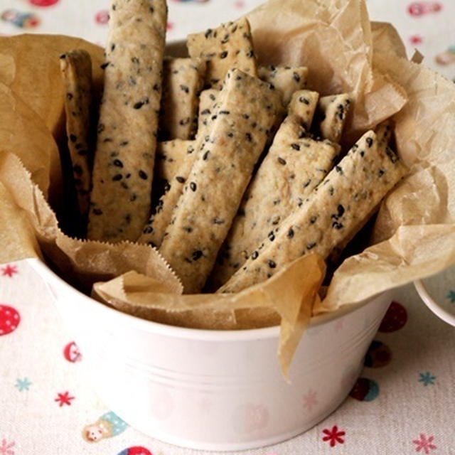 【手作りお菓子】太白胡麻油で黒ゴマスティックを作ってみた