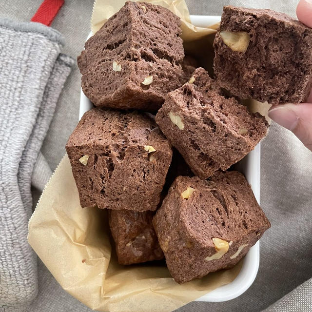 お試しスコーン*ココア*♥くるみとココアですっごく美味しい♥新スコーン作ってみました！