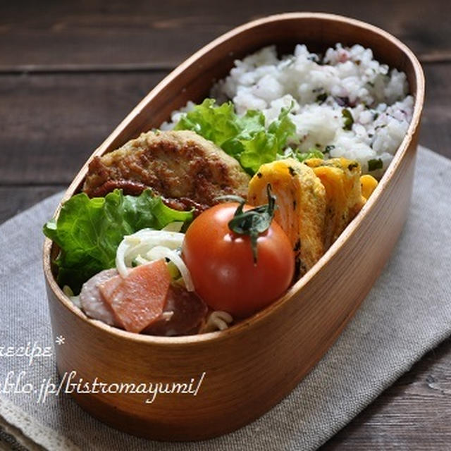簡単！お弁当レシピ～豆腐バーグ弁当～