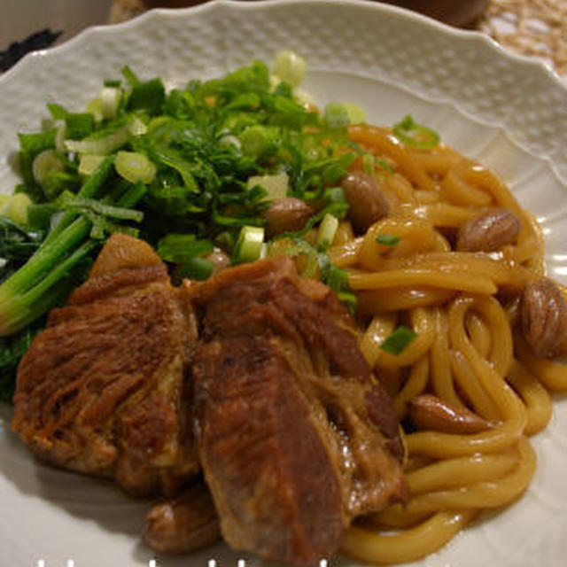 ♪冬の煮込み料理★角煮うどん★伊勢うどん風～♪