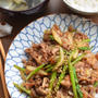♡10分de完成♡濃厚甘辛♡豚肉とアスパラのハニマスてりやき♡レシピあり♡