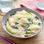 【2大低カロリー食材で作る！】腸活にもおすすめ「ささみとチンゲン菜の炒め煮」の作り方
