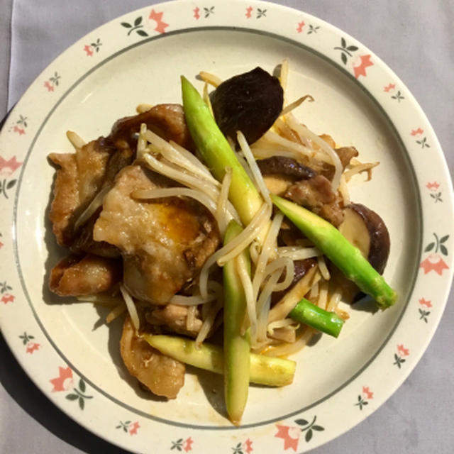豚肉と野菜があれば、まずは中華炒め