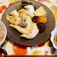 おだしで美味しい「干し椎茸入り手羽先おでん」♪　Chicken Wing Oden