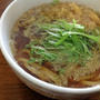 朝の麺は「ねぎまうどん」