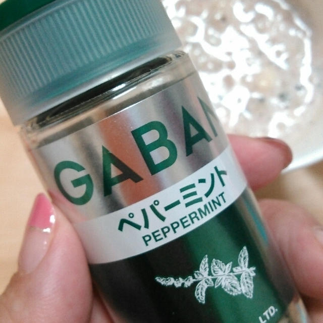 GABANペパーミントを使ってバナナチョコミルク