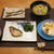 あっさり和食の晩ご飯　と　どしゃ降りの「チャリで川下り」♪