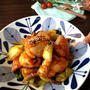 フライパンで１５分☆新玉ねぎと青梗菜のしっとり鶏むね肉のケチャップ炒め