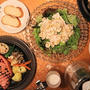 ストウブで『厚切りハムステーキ』の夜ごはん。