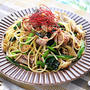サバ缶とほうれん草の和風パスタ｜レシピ・作り方