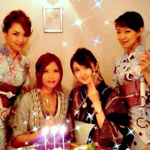 夏を惜しむ浴衣女子会＠大三坂、サプライズ♪