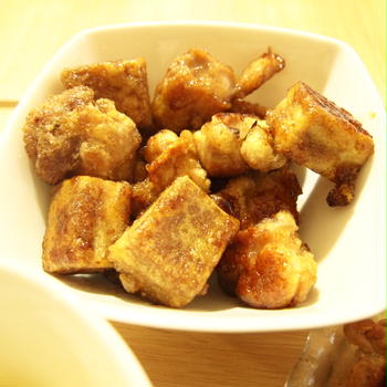 高野豆腐と鶏のジューシー焼き