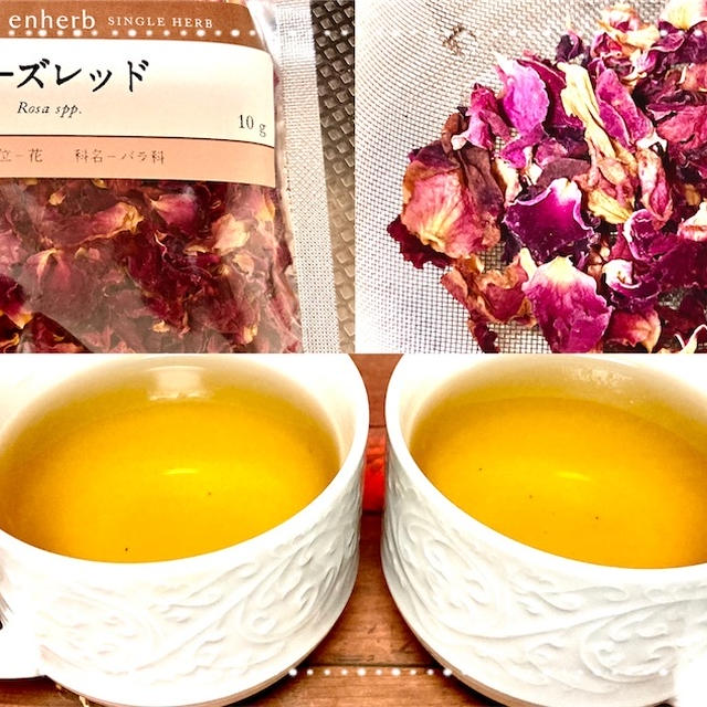 ローズレッドティーのレシピ・作り方 | 薔薇の花のハーブティー