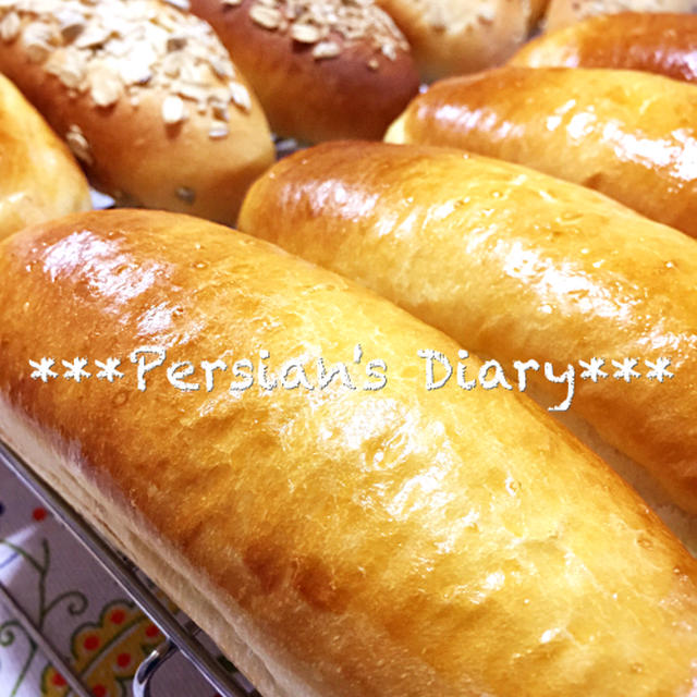 念願のドッグパンを焼く！