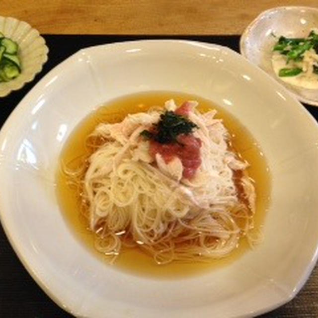 梅肉素麺