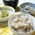 姑と二人ご飯は炊き込みご飯と野菜のおかず色々