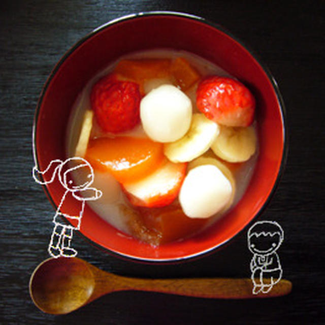 しらたまフルーツぽんち