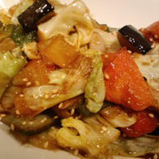 豚肉とゴロゴロ野菜のピリ辛炒め