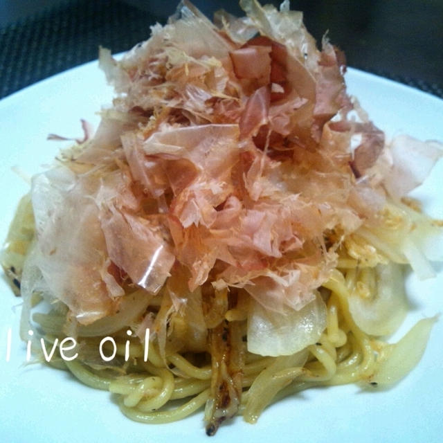 新たまねぎと小えびの醤油焼きそば