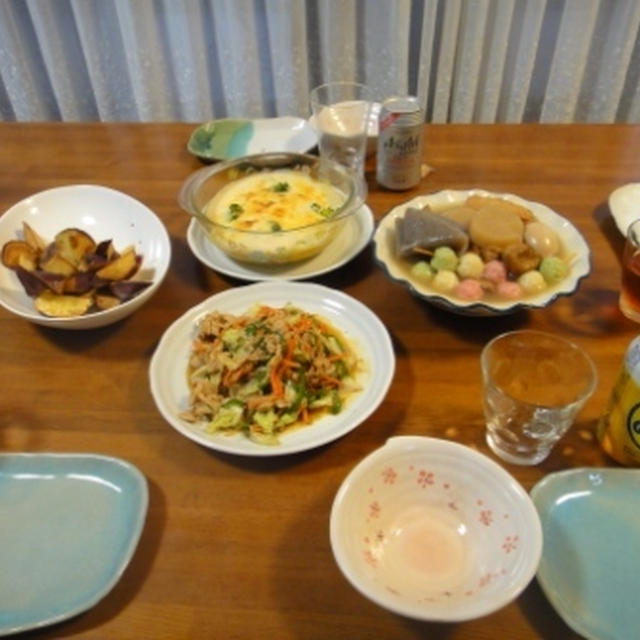１０月２７日の夕飯　***　この組み合わせは・・・・・♪　***