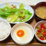ある日の朝食　日本一こだわりの卵