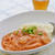 そうめんで☆えびトマト和風クリームそうめん。*かどや製油