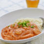そうめんで☆えびトマト和風クリームそうめん。*かどや製油