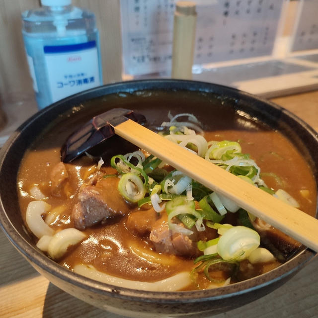 久々すぎたカレーうどん