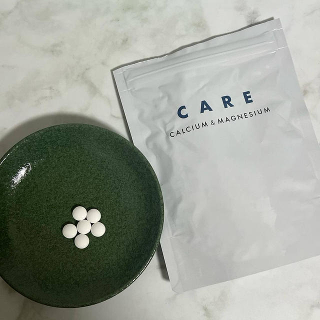 CARE カルシウム&マグネシウム サプリメント 63g(350mg×180粒）