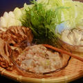 海老団子と牡蠣の和風鍋
