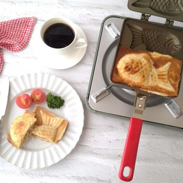 たい焼き器でホットサンド／今年買ってよかったもの