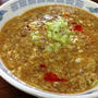 今日のお昼は玉子入り「麻婆ラーメン？」