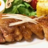 　鶏もも肉の照り焼き　ちょっと隠し味には♬