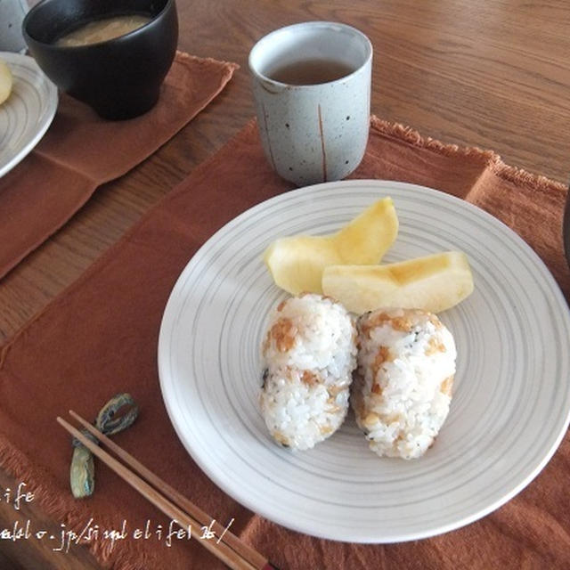 今朝の朝ごはん☆苦手を克服！