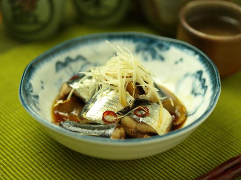 いわしの生姜煮　　　電子レンジで煮魚