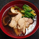 鶏肉とほうれん草と椎茸入り関東風雑煮