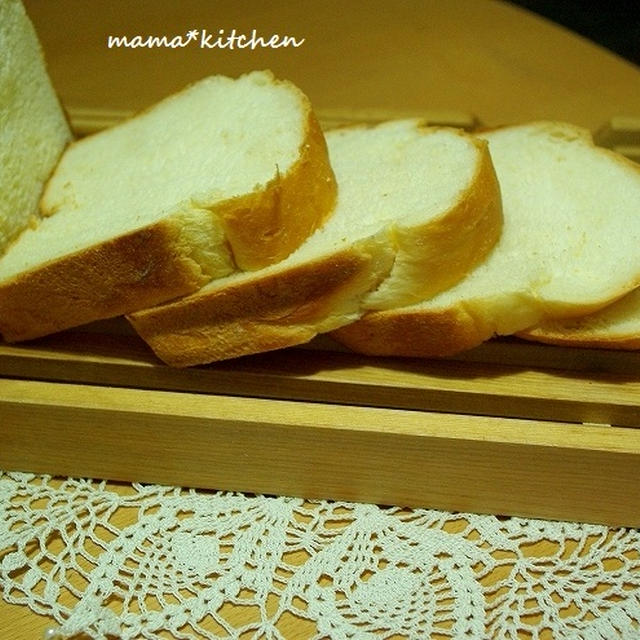 HBで♪ハチミツ風味のふわっふわ食パン