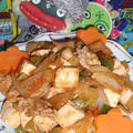 韓国風麻婆豆腐（豆腐のトゥルチギ）＆ナスカドサラダ（お家カフェ）