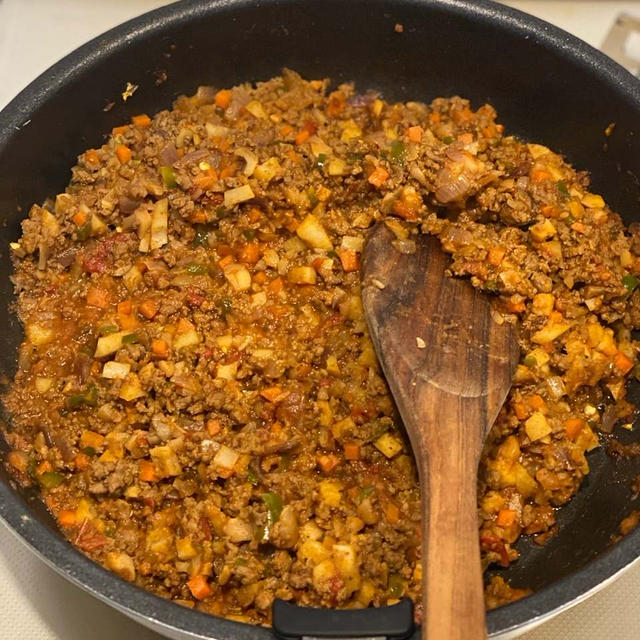 大好評だった野菜たっぷりキーマカレー♡