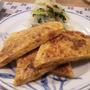 もっちり♪こんがり♪納豆とポテトの揚げ詰め焼き（チヂミ風）　