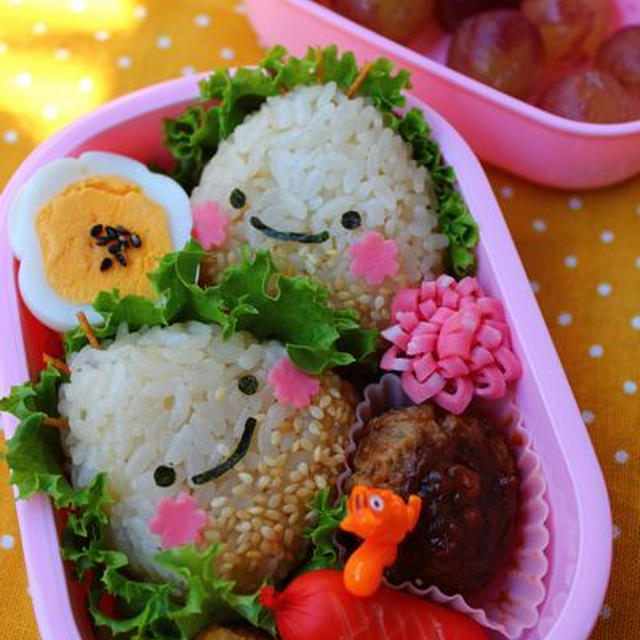 キャラ弁**栗さんおにぎり