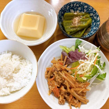 変化がほしいご飯。