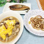 さんま、焼きレンコンのカレー塩、きのこのガリバタ炒め、844円