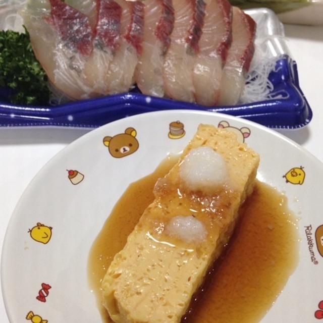 カンパチのお刺身