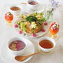 ３色デコサンド　de　ひな祭りランチ。。。