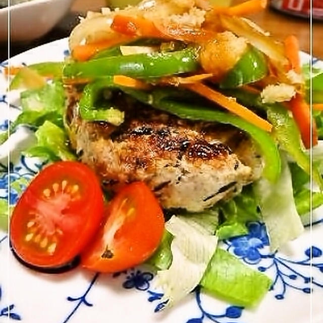 おろし餡かけ鶏つくね