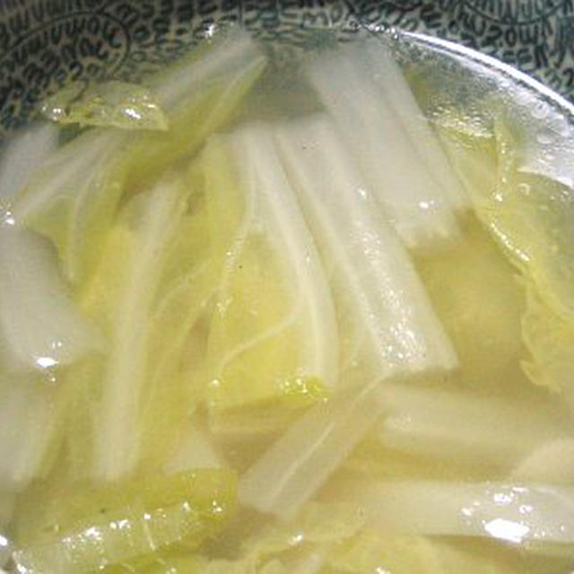 白菜のスープ