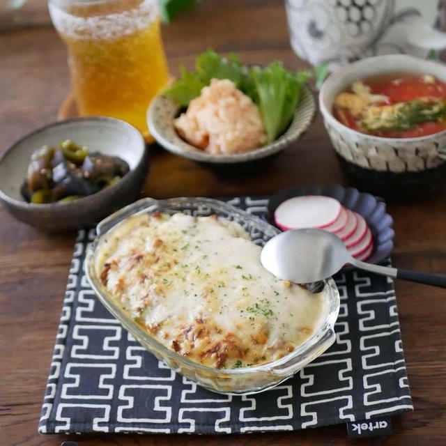 残ったドライカレーのリメイクランチ
