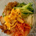 韓国風とろとろそうめん～納豆のっけで栄養満点～