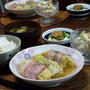 豚薄切り肉でロール白菜。